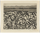 Artist: SELLBACH, Udo | Title: To dump | Technique: etching, printed with plate-tone in black