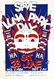 Artist: Sharp, Martin. | Title: Save Luna Park day | Date: 1980 | Technique: screenprint, printed in colour, from two stencils