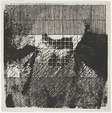 Artist: MADDOCK, Bea | Title: Head I: Etching experiment | Date: 1972 | Technique: photo-etching and aquatint