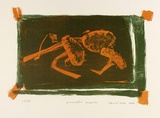 Artist: ROSE, David | Title: Girasoles muertos | Date: 1964 | Technique: lithograph, printed in colour, from two stones