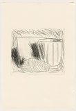 Title: Shell and card | Date: 1983 | Technique: drypoint, printed in black ink, from one perspex plate