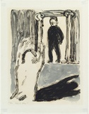 Artist: MADDOCK, Bea | Title: The Leper's plea | Date: 1964 | Technique: monotype, printed in oil paint, from one glass plate