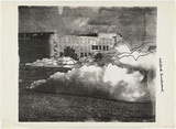 Artist: Murray-White, Clive. | Title: Adelaide smokework | Date: 1971 | Technique: photo-screenprint, printed in black ink, from one stencil; additions in fibre-tipped pen