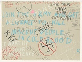 Artist: b'Kelly, William.' | Title: b'Dialogue II graffiti.' | Date: 1988-93 | Technique: b'screenprint, printed in colour, from six stencils'