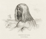 Title: Indigéne de Tanna, Nouvelles Hébrides | Date: c.1840 | Technique: etching and engraving, printed in black ink, from one plate