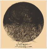Artist: SELLBACH, Udo | Title: Deluge. | Date: 1983 | Technique: lithograph