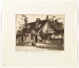Artist: PLATT, Austin | Title: Cottage, Victoria St, Paddington | Date: 1978 | Technique: etching, printed in black ink, from one plate