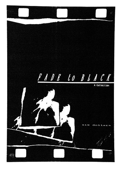 Artist: b'MERD INTERNATIONAL' | Title: b'Poster: Fade to Black A Collection' | Date: 1984 | Technique: b'screenprint, printed in colour, from multiple stencils'