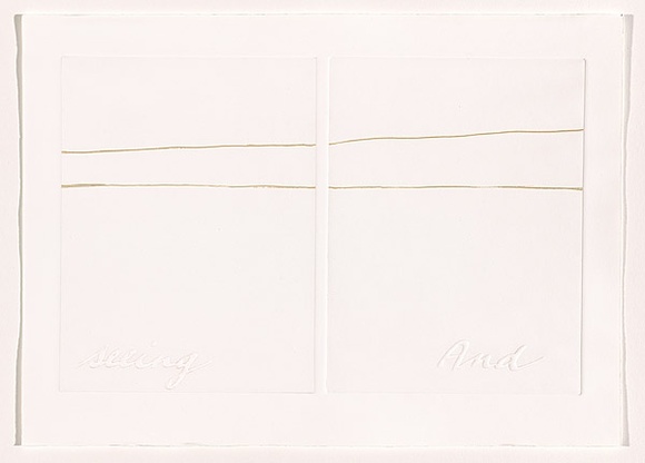 Title: b'Antarctica (sheet 11)' | Date: 1988 | Technique: b'photo-etching and embossing, printed in intaglio and relief, from two zinc plates'