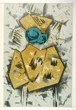 Artist: b'KING, Grahame' | Title: b'Fragment a la Sartie II' | Date: 1986 | Technique: b'lithograph, printed in colour, from four stones [or plates]'