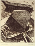 Artist: Waite, Dianne. | Title: Domestic Science | Date: 1988 | Technique: etching, printed in sepia ink, from one plate