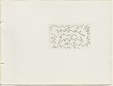 Artist: b'JACKS, Robert' | Title: b'not titled [abstract linear composition]. [leaf 20 : recto].' | Date: 1978 | Technique: b'etching, printed in black ink, from one plate'