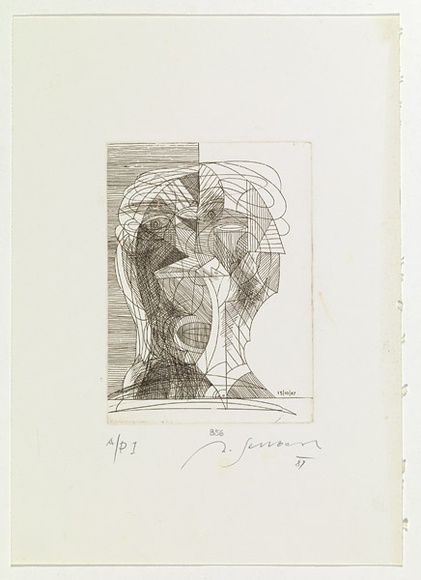 Artist: b'SELLBACH, Udo' | Title: b'not titled' | Date: 1960-80 | Technique: b'etching'