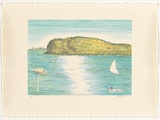 Artist: b'Rees, Lloyd.' | Title: bBalls Head, Berry's Bay | Date: 1987 | Technique: b'lithograph, printed in colour, from multiple stones [or plates]' | Copyright: b'\xc2\xa9 Alan and Jancis Rees'