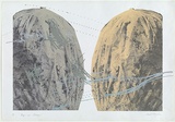 Artist: MEYER, Bill | Title: Bags and valleys | Date: 1986 | Technique: photo-screenprint, printed in colour, from five stencils | Copyright: © Bill Meyer