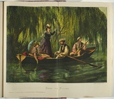 Title: Under the willows. | Date: 1870 | Technique: wood engraving, printed in colour, from multiple blocks