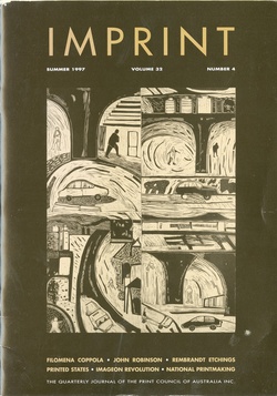 Imprint [Journal of the Print Council of Australia], volume 32, number 4, 1997.