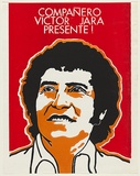 Artist: Villazon, Jorge. | Title: Companero Victor Jara presente! | Date: 1975 | Technique: screenprint, printed in colour, from three stencils