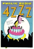 Artist: b'ACCESS 3' | Title: b'Public radio 4 ZZZ Celebrating 15 years in your ears 1975 - 1990' | Date: 1990 | Technique: b'screenprint, printed in colour, from multiple stencils'