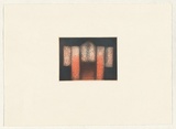 Artist: Perrow, Deborah. | Title: Kimono | Date: 09 November 1988 | Technique: etching and aquatint, printed in colour, from multiple plates