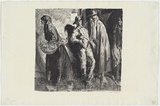 Artist: b'Dyson, Will.' | Title: b'Back at Buire.' | Date: 1918 | Technique: b'lithograph, printed in black ink, from one stone Arnold unbleached'