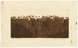 Artist: b'WILLIAMS, Fred' | Title: b'Sandstone hill. Number 1' | Date: 1961 | Technique: b'colour aquatint, engraving, drypoint, printed in brown ink, from one copper plate' | Copyright: b'\xc2\xa9 Fred Williams Estate'