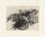 Artist: b'Taylor, Michael.' | Title: b'Spilled wine' | Date: 2006 | Technique: b'etching, printed in black ink, from one zinc plate' | Copyright: b'\xc2\xa9 Michael Taylor'