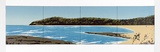 Artist: b'ROSE, David' | Title: b'Bateau Bay panorama' | Date: 1974 | Technique: b'screenprint, printed in colour, from multiple stencils'