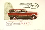 Artist: b'Moore, Robert.' | Title: b'Ford station wagon' | Date: 1989 | Technique: b'lithograph, printed in colour, from three stones'