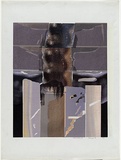 Artist: b'Senbergs, Jan.' | Title: b'Observatory II.' | Date: 1968 | Technique: b'screenprint, printed in colour, from multiple stencils' | Copyright: b'\xc2\xa9 Jan Senbergs. Licensed by VISCOPY, Australia'