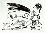 Artist: BOYD, Arthur | Title: Woman making a pot. | Date: (1968-69) | Technique: etching and aquatint, printed in black ink, from one plate | Copyright: Reproduced with permission of Bundanon Trust