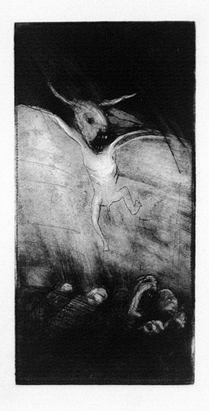 Artist: b'Lohse, Kate.' | Title: b'Integrity and the pits 9' | Date: 1984 | Technique: b'etching'