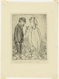Artist: Dyson, Will. | Title: Our immortals: Thomas Hardy finds evidence of canker in the fields of asphode. | Date: c.1929 | Technique: drypoint, printed in black ink, from one plate