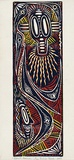 Artist: Yobale, Philip. | Title: Spirit dance | Date: 2000 | Technique: linocut, printed in colour, from three blocks