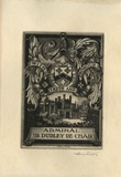 Artist: FEINT, Adrian | Title: Bookplate: Admiral Sir Dudley de Chair. | Date: 1930 | Technique: etching, printed in black ink, from one plate | Copyright: Courtesy the Estate of Adrian Feint