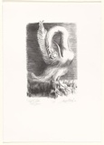 Artist: b'Tritton-Young, Maxienne.' | Title: b'Study for Leda and the swan' | Date: 1986 | Technique: b'lithograph, printed in black ink, from one stone'