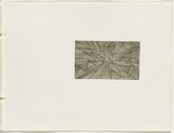 Artist: b'JACKS, Robert' | Title: b'not titled [abstract linear composition]. [leaf 45 : recto]' | Date: 1978 | Technique: b'etching, printed in black ink, from one plate'