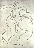 Artist: FURLONGER, Joe | Title: Bather | Date: 1989 | Technique: drypoint, printed in black ink with plate-tone, from one plate