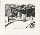 Artist: b'Marsh, Louise.' | Title: b'Children at Manuka Pool' | Date: 16-5-1999 | Technique: b'lithograph, printed in black ink, from one stone'