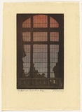 Artist: b'TRAILL, Jessie' | Title: b'The first night, Turret Theatre.' | Date: 1929 | Technique: b'etching and aquatint, printed in colour, from two plates'