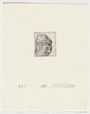 Artist: b'Cullen, Adam.' | Title: b'Ape' | Date: 2001 | Technique: b'etching, printed in black ink, from one plate'