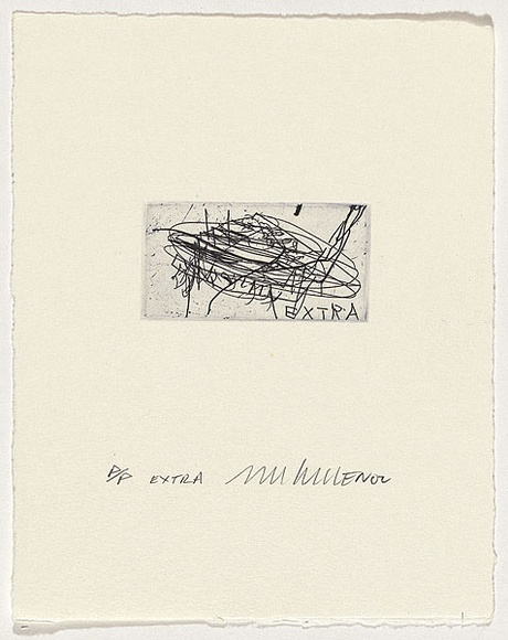 Artist: Cullen, Adam. | Title: Extra | Date: 2002 | Technique: etching, printed in black ink, from one plate