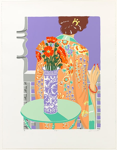 Artist: Irvine, Greg. | Title: Poppies. | Date: 1988 | Technique: screenprint, printed in colour, from 15 stencils