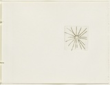 Artist: b'JACKS, Robert' | Title: b'not titled [abstract linear composition]. [leaf 48 : recto]' | Date: 1978 | Technique: b'etching, printed in black ink, from one plate'