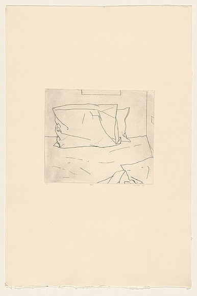 Title: Bed 1 | Date: 1978 | Technique: etching, printed in black ink, from one plate