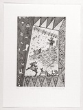 Artist: b'Longley, Dianne.' | Title: b'Temporal enchantment.' | Date: 1988 | Technique: b'etching, printed in black ink, from one plate'