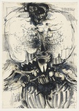 Artist: b'Hessing, Leonard.' | Title: b'The jungle' | Date: 1964 | Technique: b'lithograph, printed in colour, from three zinc plates'