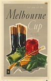 Artist: Shattock, John. | Title: See you at the Melbourne Cup | Date: c.1952 | Technique: lithograph, printed in colour, from multiple stones [or plates]