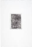 Artist: b'Partos, Paul.' | Title: b'not titled # 6' | Date: 1986, March-April | Technique: b'etching and drypoint, printed in black ink with plate-tone, from one plate'