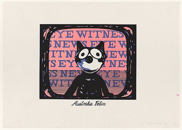 Artist: b'Debenham, Pam.' | Title: b'Australia Felix.' | Date: 1982 | Technique: b'screenprint, printed in colour, from three stencils'